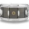 Gretsch Drums USA Solid Steel Snare Drum 14 x 6.5 in. Black Chrome