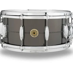 Gretsch Drums USA Solid Steel Snare Drum 14 x 6.5 in. Black Chrome