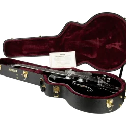 Gretsch Guitars Falcon Hollow Body with String-Thru Bigsby Electric Guitar Black