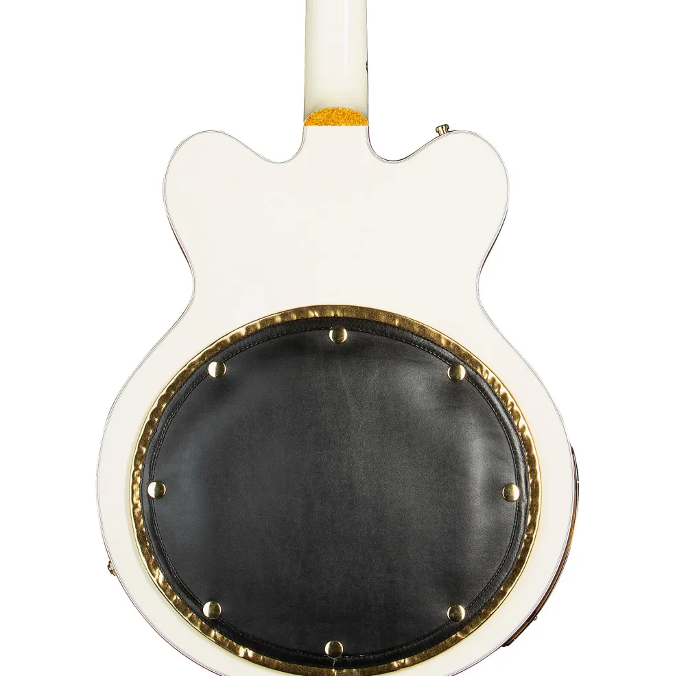 Gretsch Guitars G6136B-TP-AWT Tom Petersson Signature Electric Bass Guitar Aged White