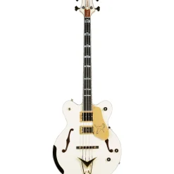Gretsch Guitars G6136B-TP-AWT Tom Petersson Signature Electric Bass Guitar Aged White