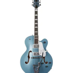 Gretsch Guitars G6136T LTD 140th Falcon Hollowbody Electric Guitar With Bigsby Two-Tone Stone Platinum/Pure Platinum