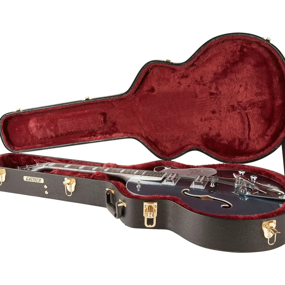 Gretsch Guitars G6136T LTD 140th Falcon Hollowbody Electric Guitar With Bigsby Two-Tone Stone Platinum/Pure Platinum