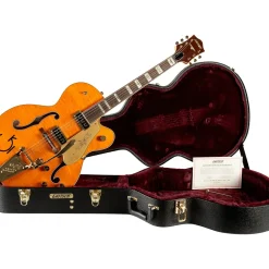 Gretsch Guitars G6120T-55 Vintage Select Edition '55 Chet Atkins Hollowbody With Bigsby Vintage Orange Stain