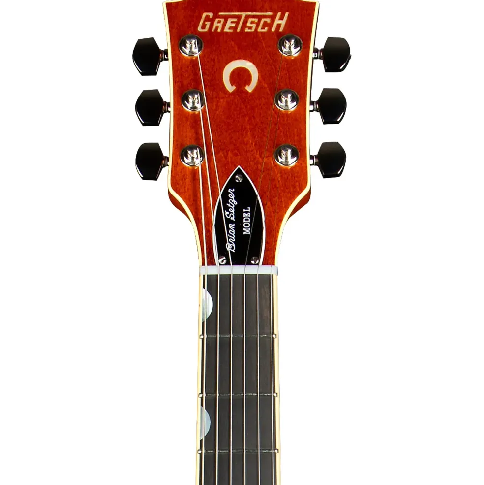 Gretsch Guitars G6120T-BSSMK Brian Setzer Signature Nashville Hollowbody '59 "Smoke" With Bigsby Electric Guitar Smoke Orange Lacquer