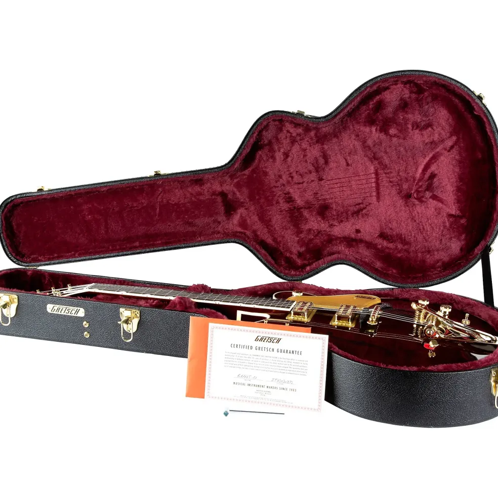 Gretsch Guitars G6122T-62GE Vintage Select Edition 1962 Chet Atkins Country Gentleman Hollowbody Electric Guitar Walnut Stain