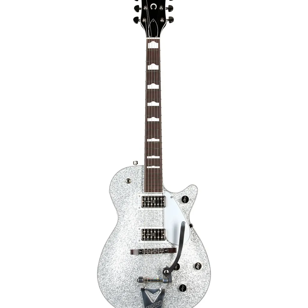 Gretsch Guitars G6129T-89VS Vintage Select '89 Sparkle Jet With Bigsby Silver Sparkle