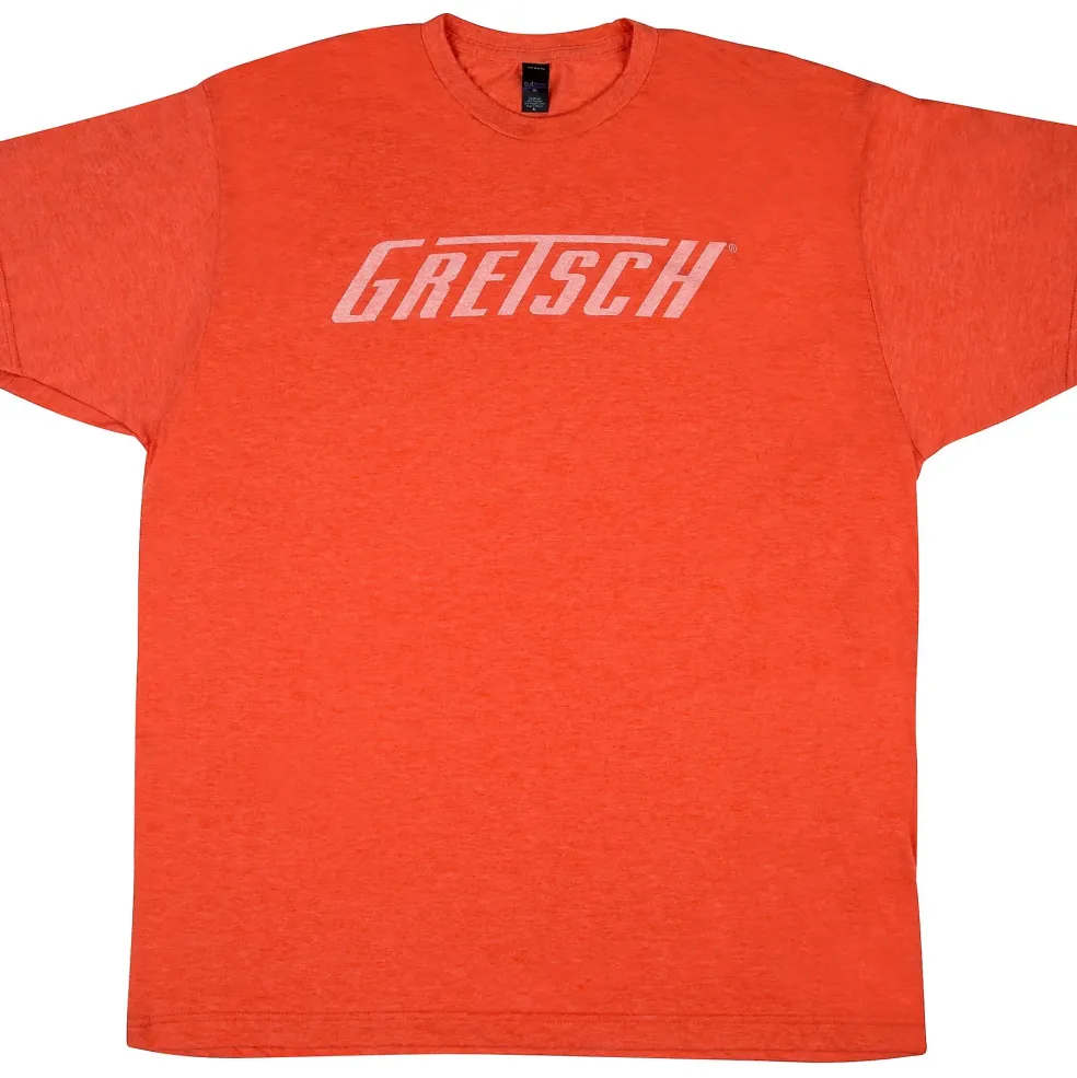 Gretsch Logo Heather Orange T-Shirt XX Large
