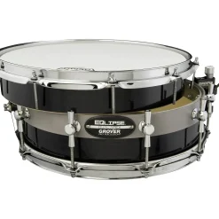 Grover Pro EQlipse Snare Drum 14 x 5 in. Black Lacquer