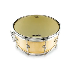 Grover Pro GSX Concert Snare Drum Natural Lacquer 14 x 6.5 in.