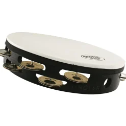 Grover Pro Projection-Plus Double-Row Tunable German Silver Tambourine 10 in.