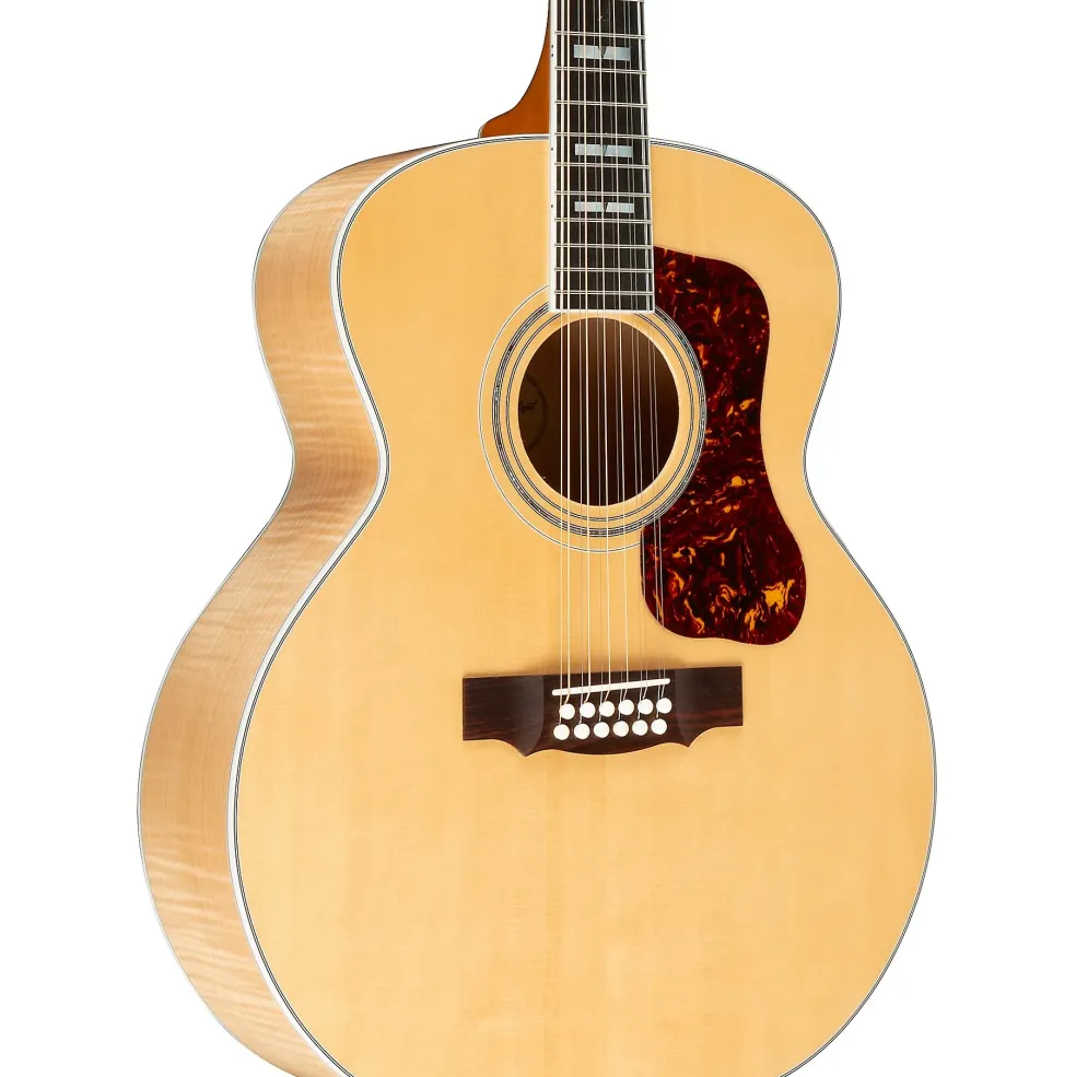 Guild F-512 Maple Jumbo 12-String Acoustic Guitar Natural