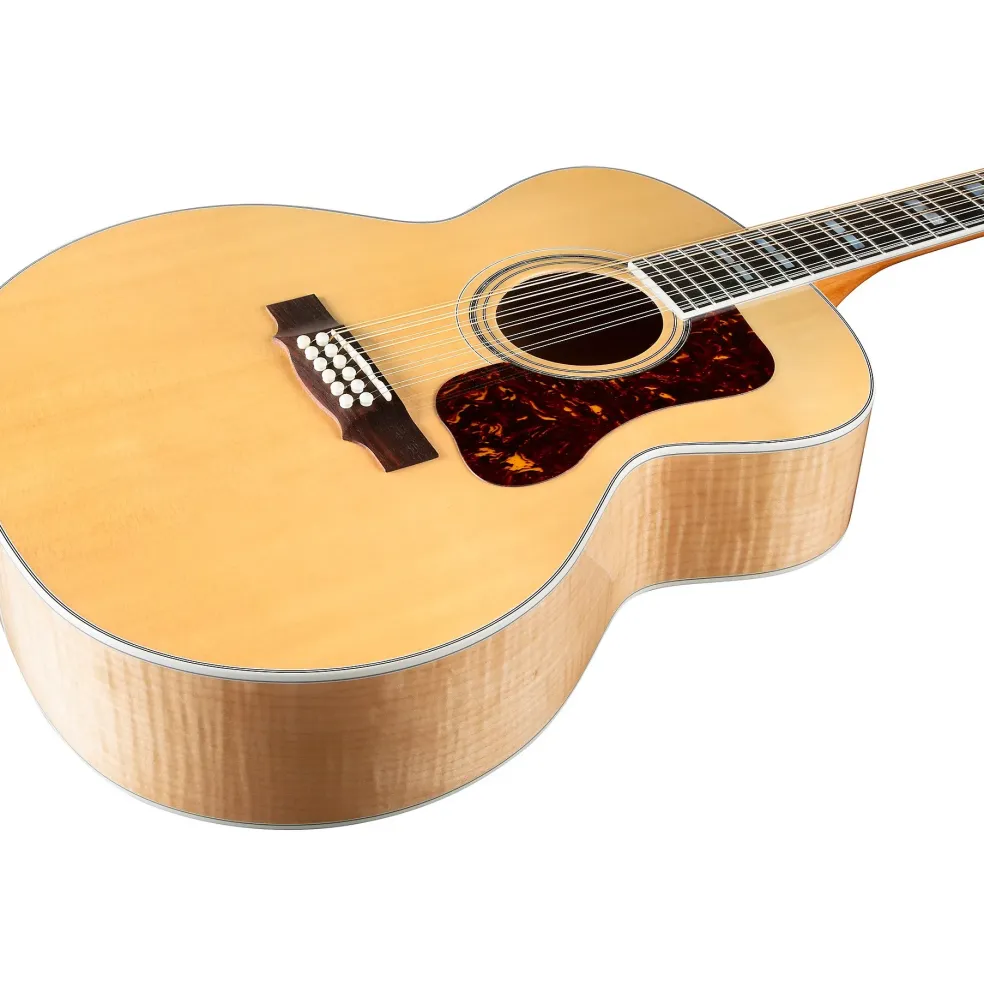Guild F-512 Maple Jumbo 12-String Acoustic Guitar Natural