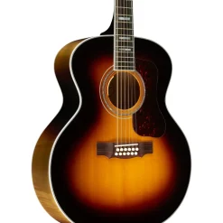 Guild F-512E Maple Jumbo 12-String Acoustic-Electric Guitar Antique Burst