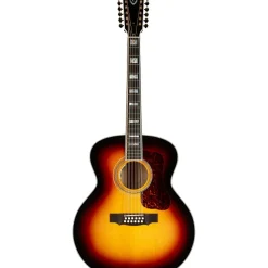 Guild F-512E Maple Jumbo 12-String Acoustic-Electric Guitar Antique Burst