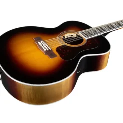 Guild F-512E Maple Jumbo 12-String Acoustic-Electric Guitar Antique Burst