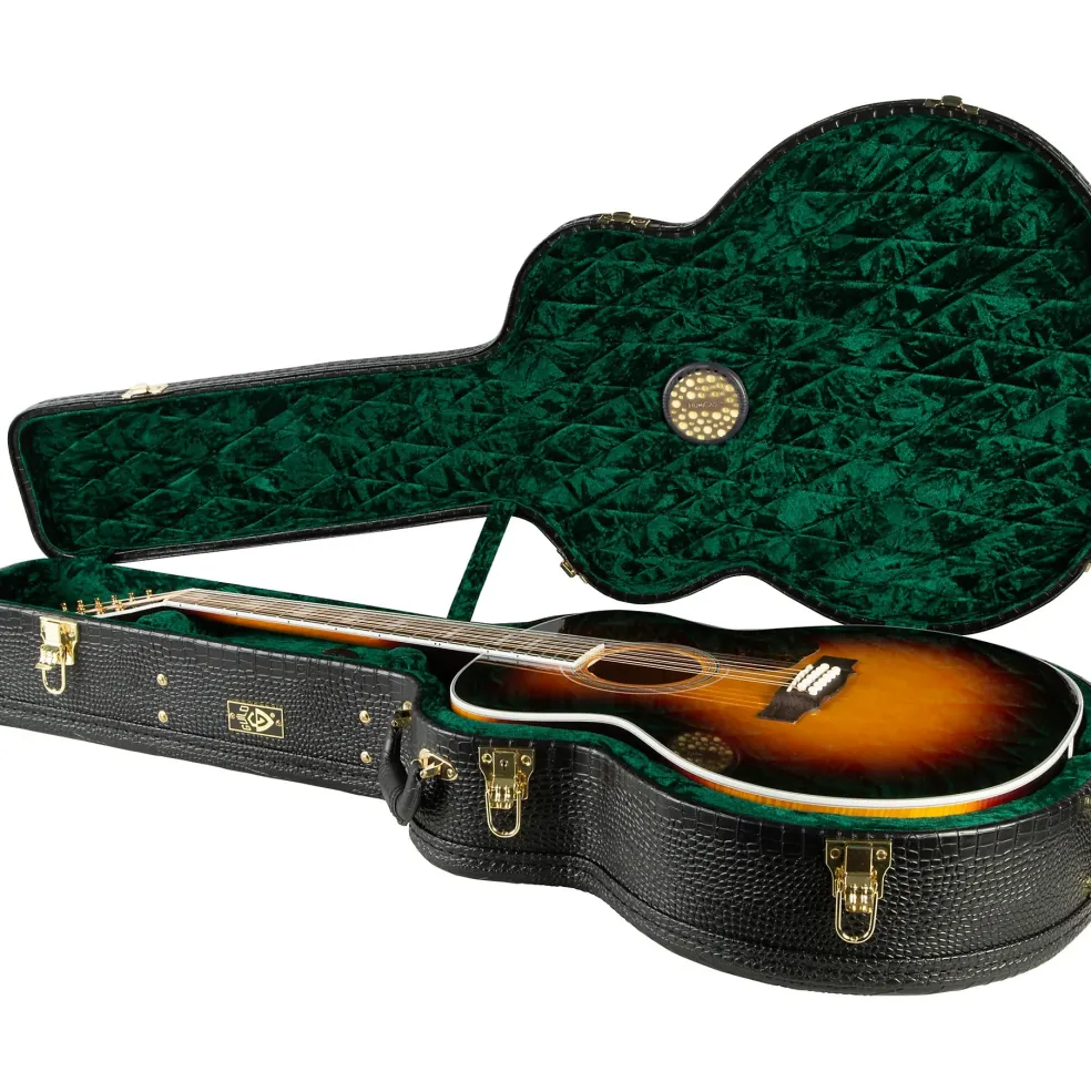 Guild F-512E Maple Jumbo 12-String Acoustic-Electric Guitar Antique Burst