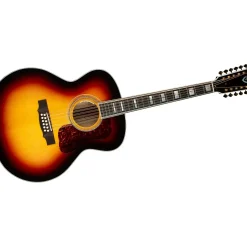 Guild F-512E Maple Jumbo 12-String Acoustic-Electric Guitar Antique Burst