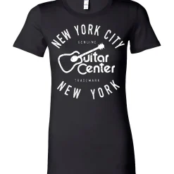 Guitar Center Ladies NYC Fitted Tee Large