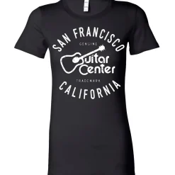 Guitar Center Ladies San Francisco Fitted Tee Medium