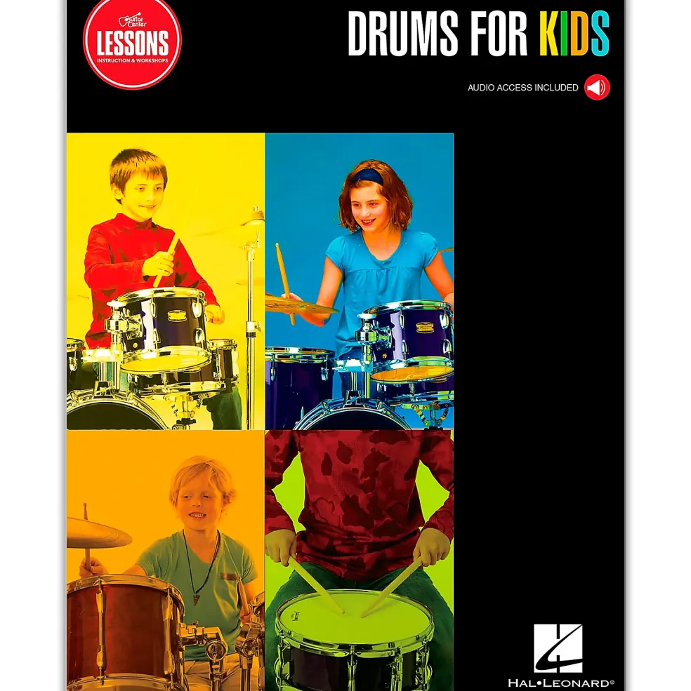 Guitar Center Lessons Drums For Kids Curriculum Book (Book/Online Audio)