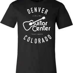 Guitar Center Mens Denver Logo Tee Large