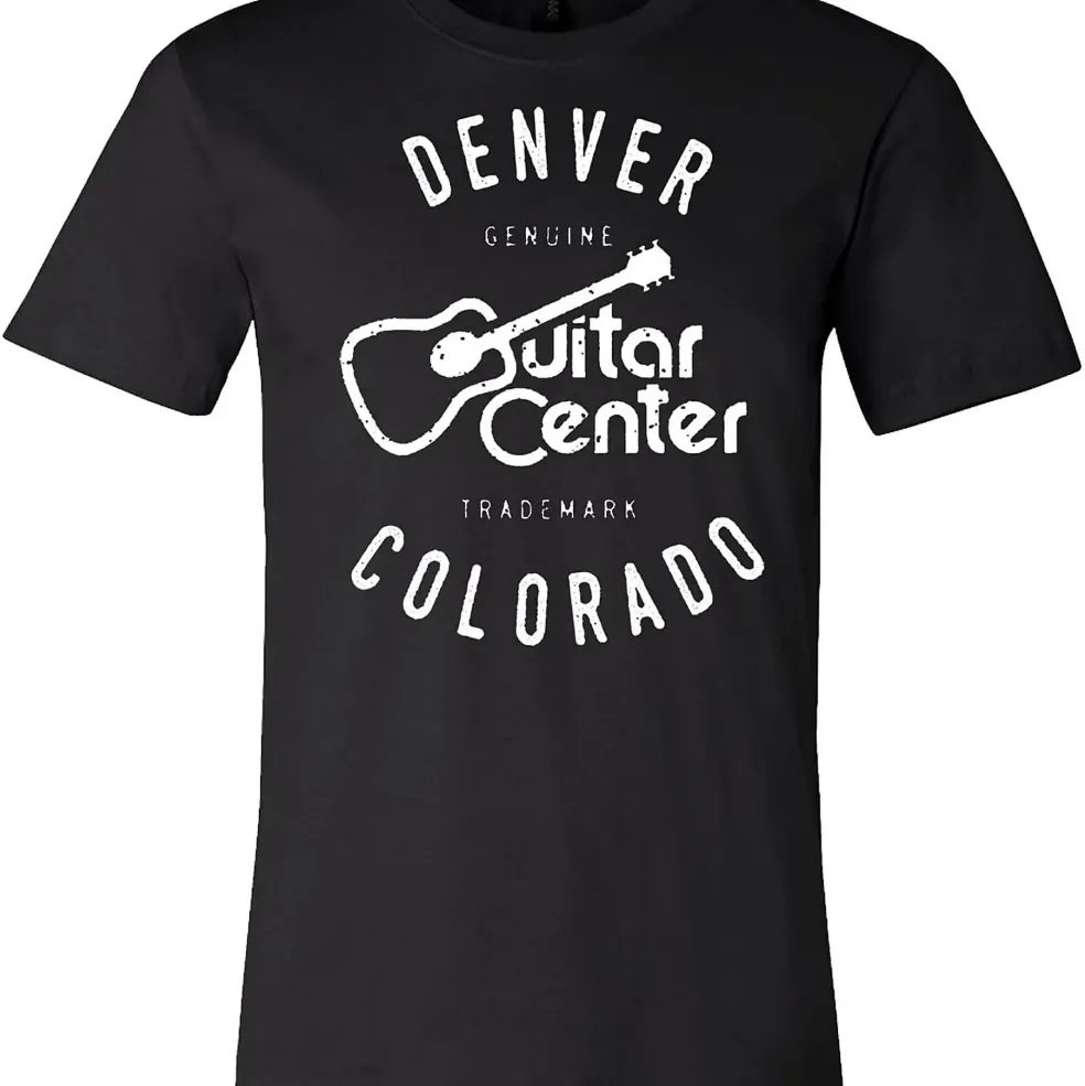 Guitar Center Mens Denver Logo Tee Large