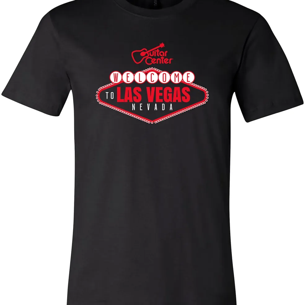 Guitar Center Welcome To Vegas Graphic Tee Medium