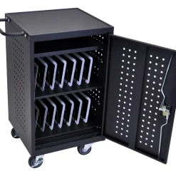 H. Wilson Luxor LLTM30-B 30 Tablet Charging Cart