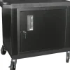 H. Wilson Tuffy Plastic 26" 2-Shelf Cart/Cabinet 26 Black