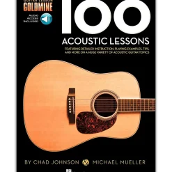 Hal Leonard 100 Acoustic Lessons - Guitar Lesson Goldmine Series (Book/Online Audio)