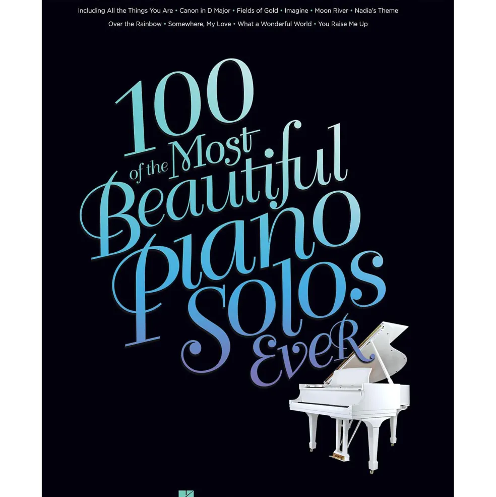 Hal Leonard 100 Of The Most Beautiful Piano Solos Ever for Piano Solo