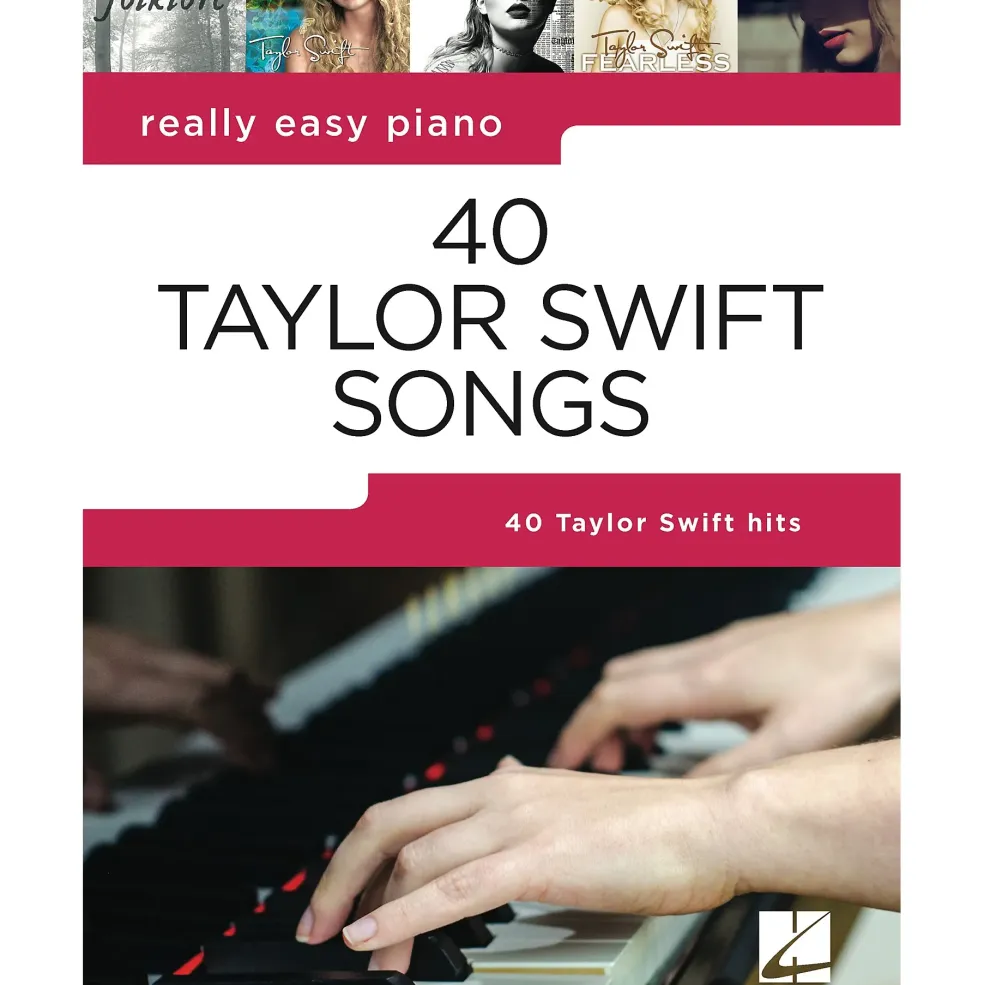 Hal Leonard 40 Taylor Swift Songs - Really Easy Piano Series Songbook