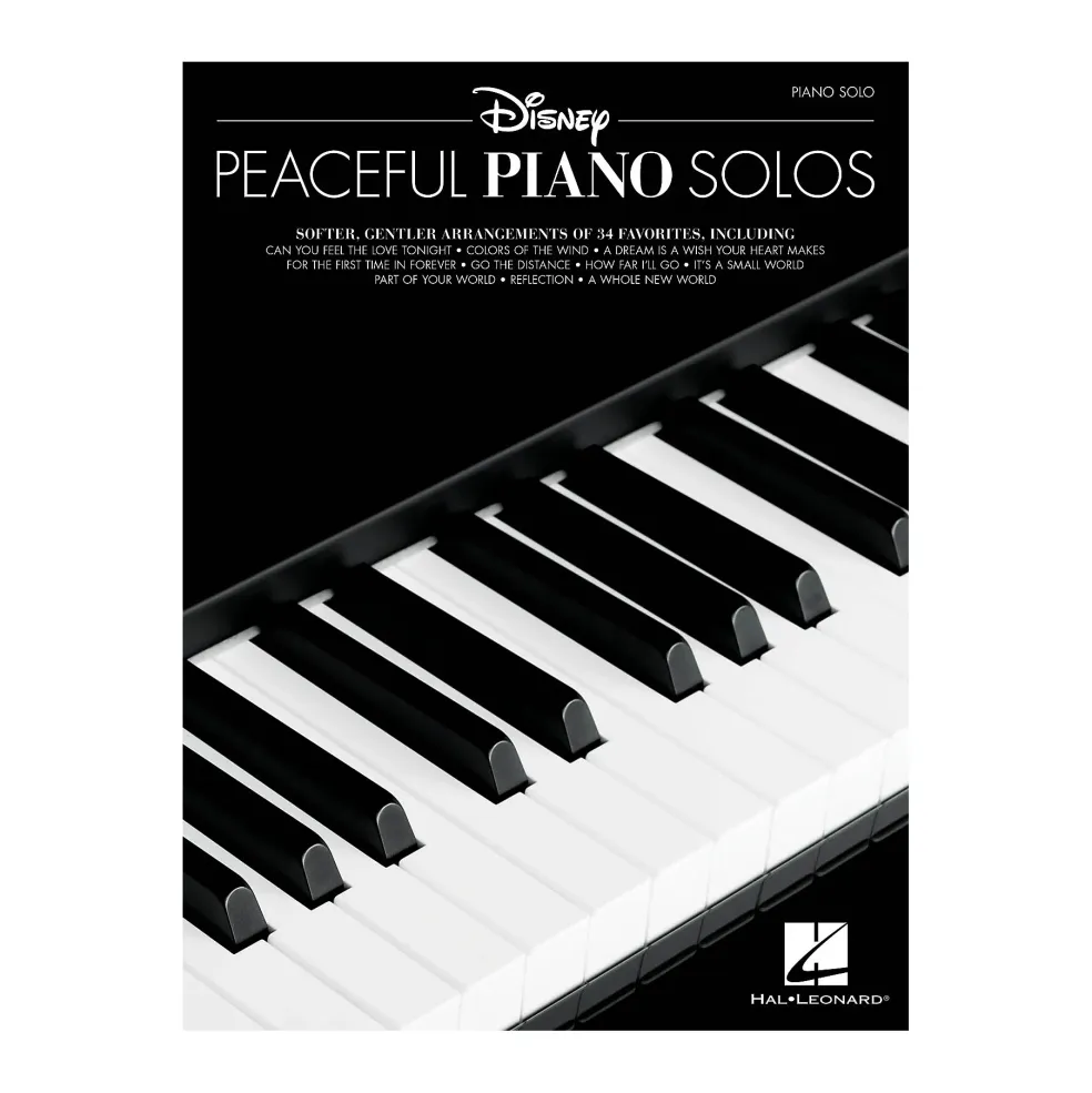 Hal Leonard Disney Peaceful Piano Solos - Piano Solo Songbook