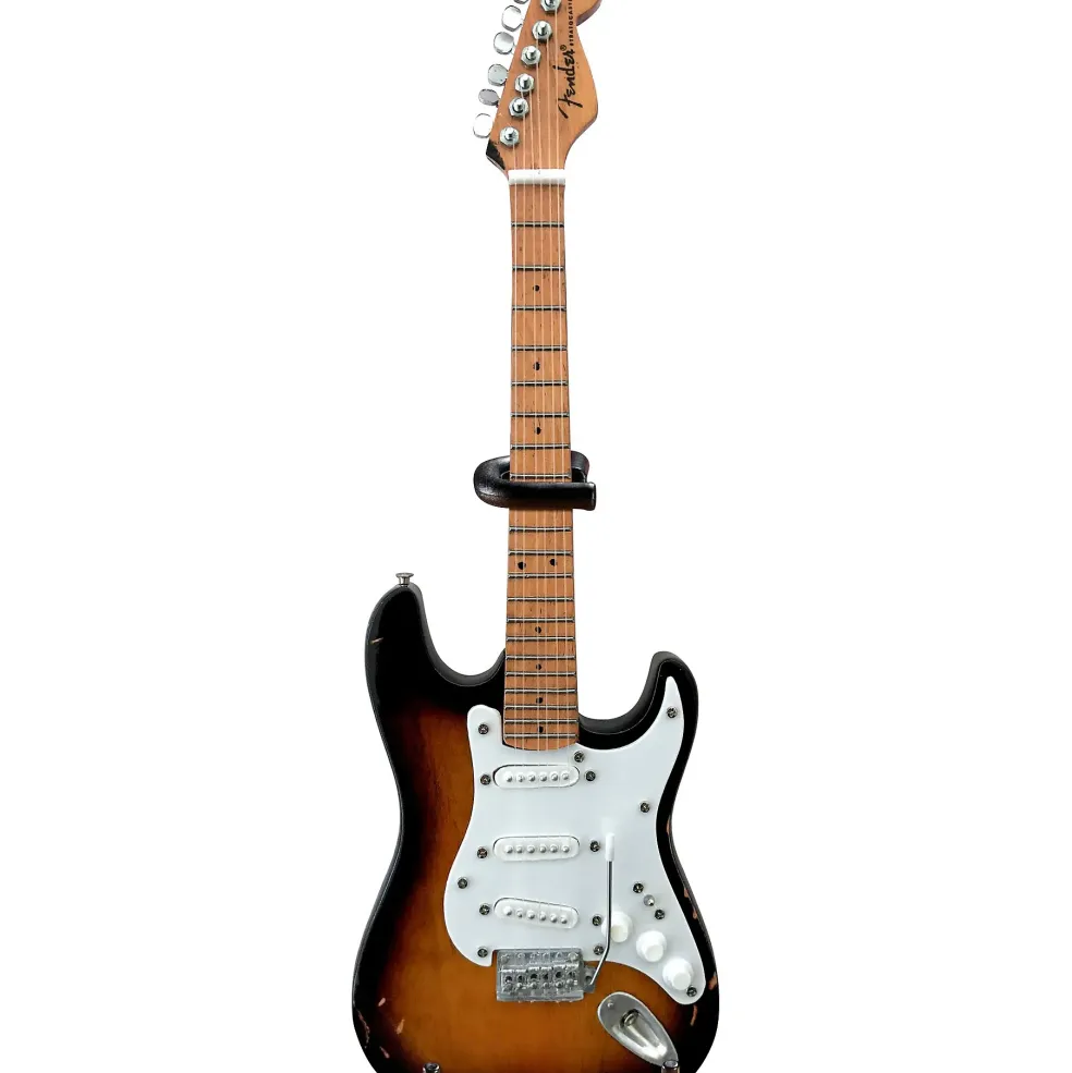 Hal Leonard Eric Clapton's Most Famous Brownie Signature Fender Strat Miniature Guitar Replica