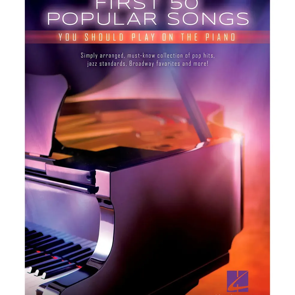 Hal Leonard First 50 Popular Songs You Should Play On The Piano (Easy Piano Notation)