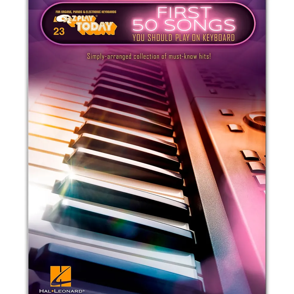 Hal Leonard First 50 Songs You Should Play on Keyboard E-Z Play Today Volume 23