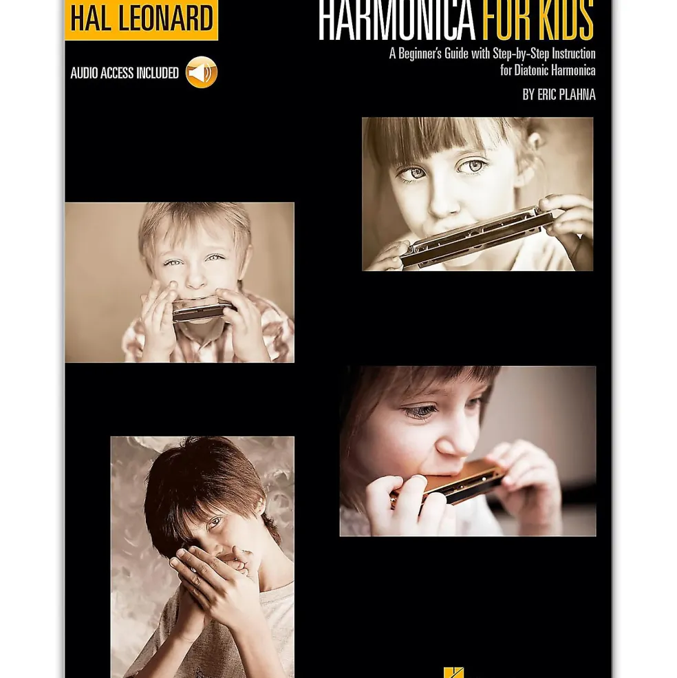 Hal Leonard Harmonica for Kids - A Beginner's Guide with Step-by-Step Instruction for Diatonic Harmonica (Book/Online Audio)
