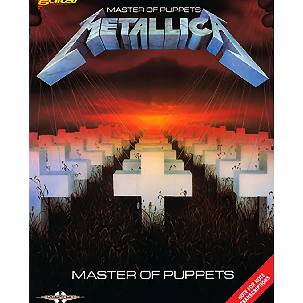 Hal Leonard Metallica Master of Puppets Guitar Tab Songbook
