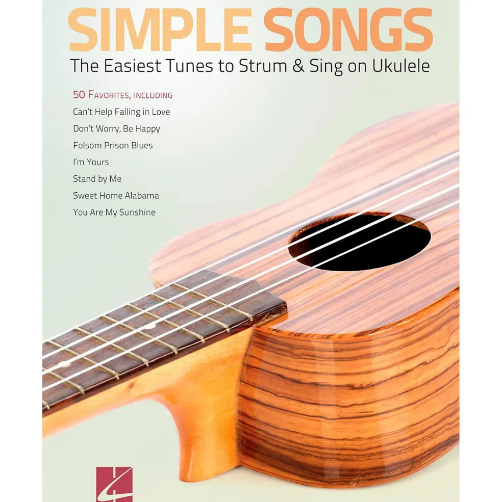 Hal Leonard Simple Songs for Ukulele - The Easiest Tunes to Strum & Sing on Ukulele