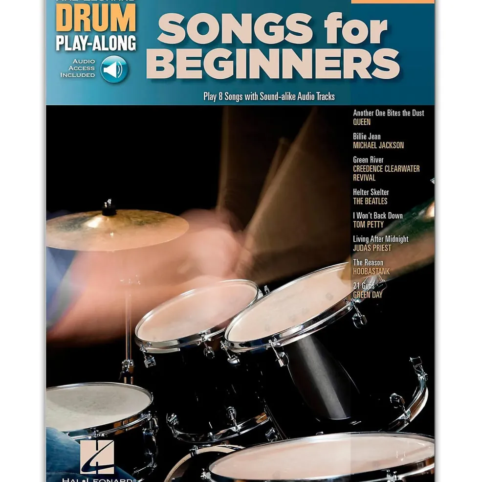 Hal Leonard Songs For Beginners - Drum Play-Along Volume 32 (Book/Online Audio)
