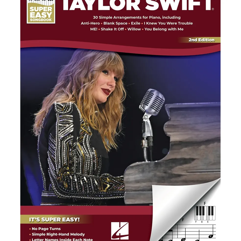 Hal Leonard Taylor Swift 2nd Edition Songbook