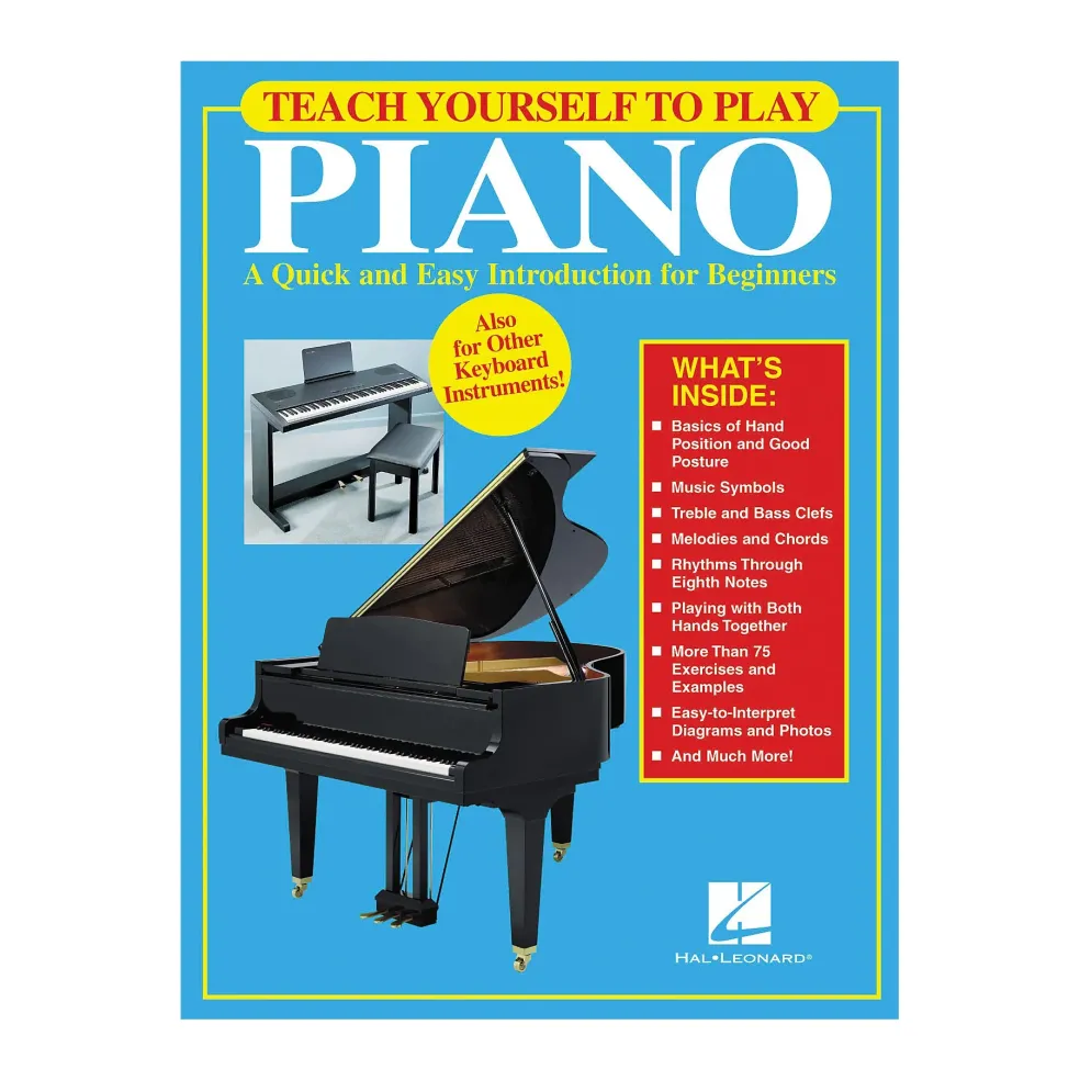 Hal Leonard Teach Yourself to Play Piano Book