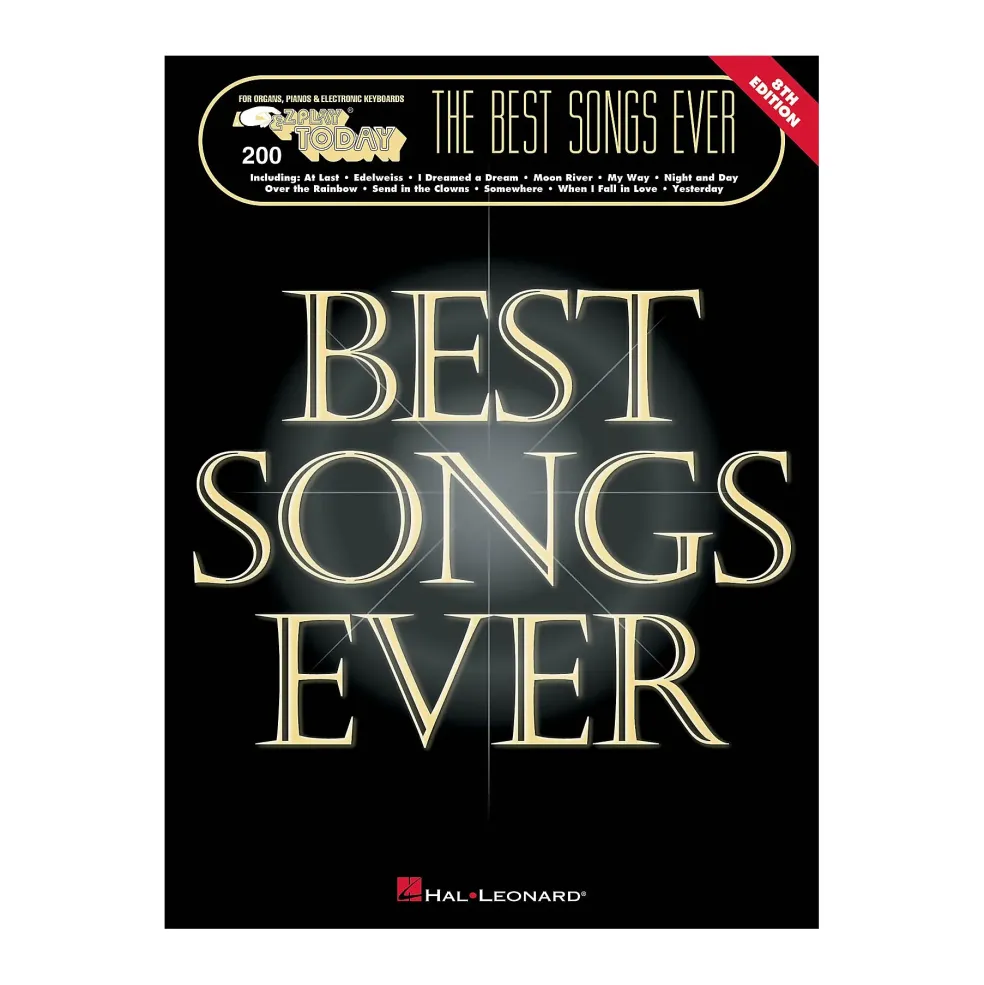 Hal Leonard The Best Songs Ever - 8th Edition E-Z Play Today Volume 200 Songbook