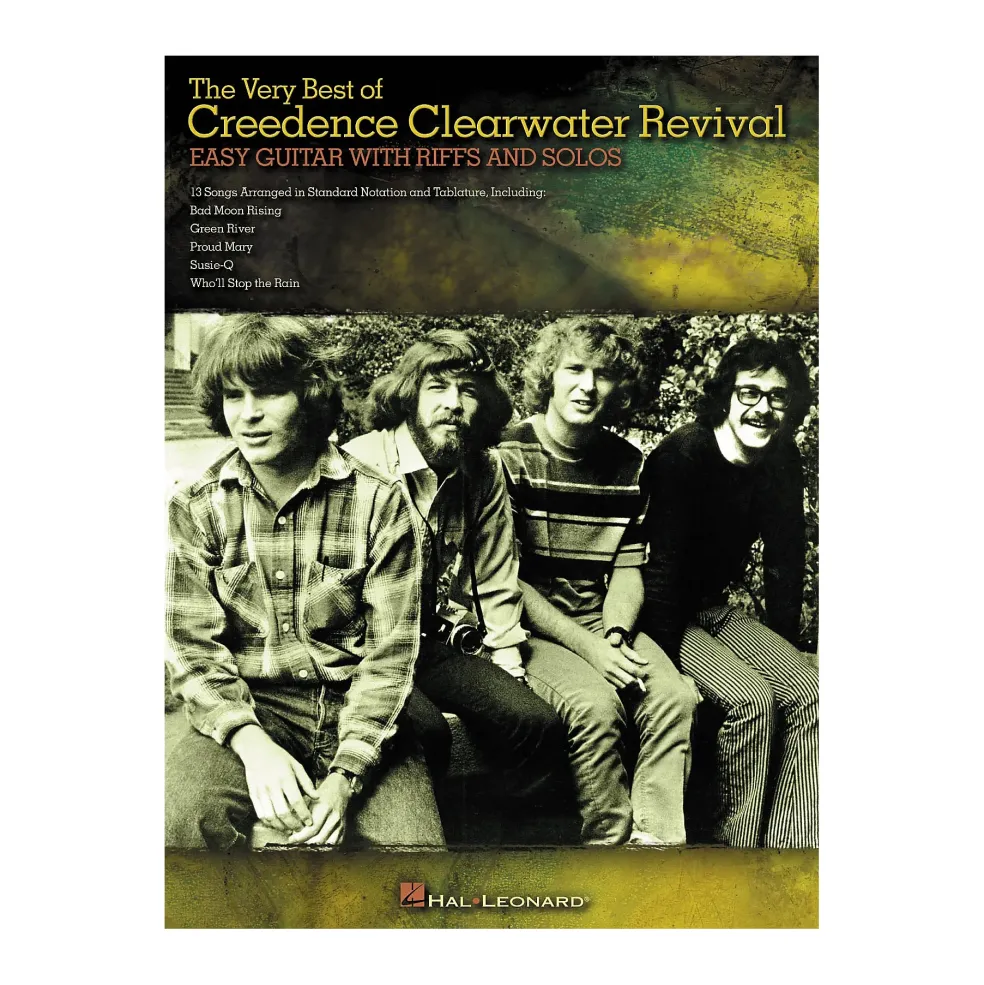 Hal Leonard The Very Best of Creedence Clearwater Revival - Easy Guitar with Tab Riffs and Solos
