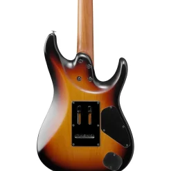 Ibanez AZ2402L AZ Prestige Left-Handed Electric Guitar Tri Fade Burst Flat