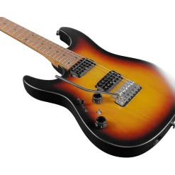 Ibanez AZ2402L AZ Prestige Left-Handed Electric Guitar Tri Fade Burst Flat