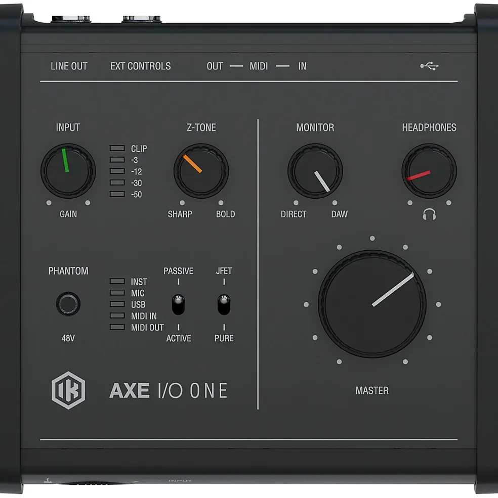 IK Multimedia AXE I/O ONE 1-Channel USB-C Audio Interface
