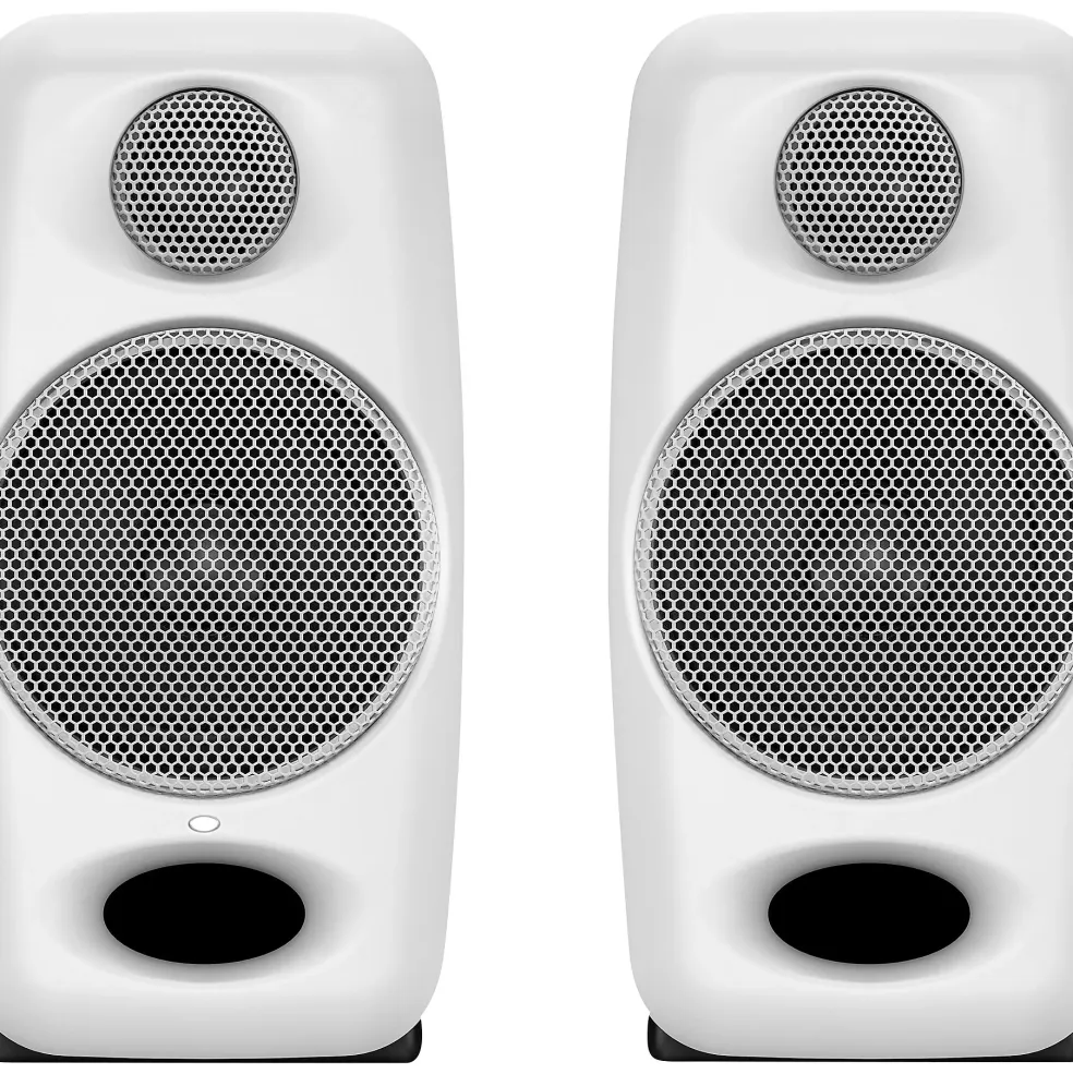 IK Multimedia iLoud Micro Monitor 3" Powered Studio Monitors (Pair), White