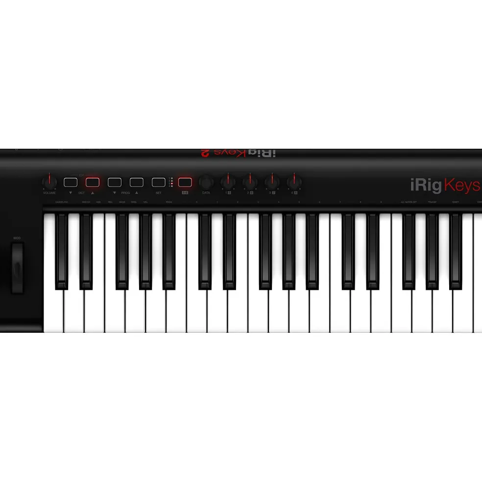 IK Multimedia iRig Keys 2 Pro 37-Full-Size-Key Controller for iPhone, iPad and Mac/PC With SampleTank SE
